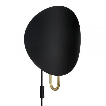 Design For The People Wandleuchte Schwarz Messing – modernes Design von Anker Studio