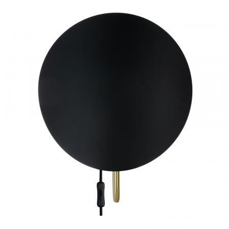 Design For The People Wandleuchte Schwarz Messing – modernes Design von Anker Studio