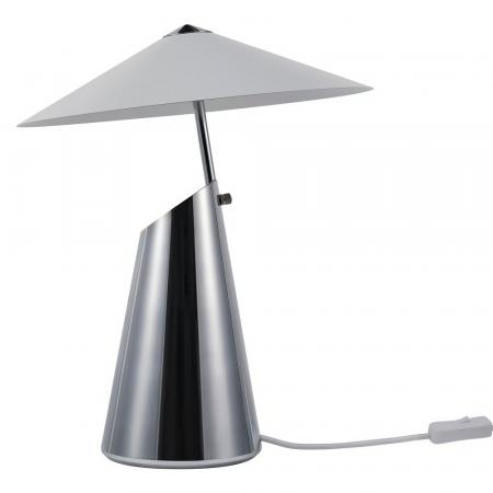 Nordlux Tischleuchte Taido Chrom E27 – moderne Designer-Tischleuchte von Anker Studio
