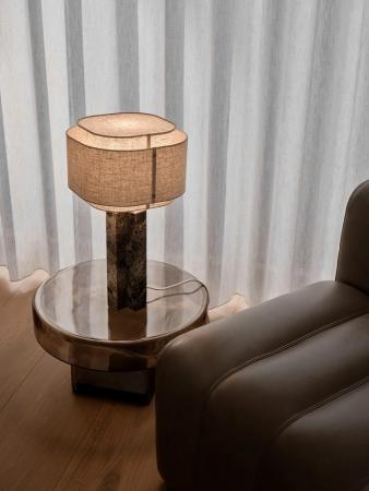 Design For The People Takai Marble Tischleuchte Beige – elegante Designerleuchte aus Marmor