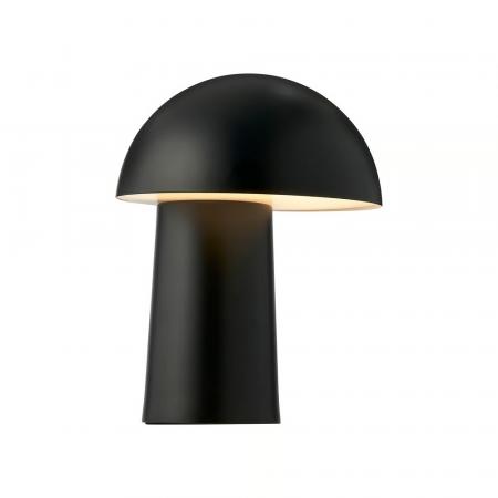 Design For The People Faye Portable Table Lamp Black – kabellose Designer-Tischleuchte von Charlotte Høncke