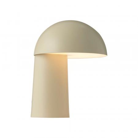 Design For The People Faye Portable Table Lamp Beige – kabellose Designer-Tischleuchte von Charlotte Høncke