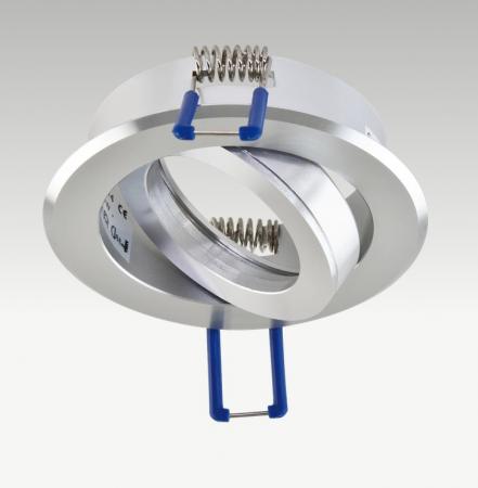 EVN 608014 schwenkbare Deckeneinbauleuchte Aluminium 12 V AC/DC max. 50 W ohne Fassung Einbaudurchmesser 68 mm