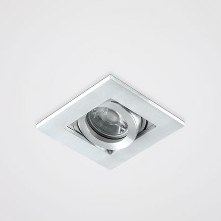 EVN Decken-Einbaustrahler für GU5.3 Leuchtmittel quad. schwenkbar alu IP20 12V EinbauØ90