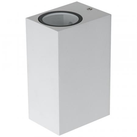 EVN Wandleuchte 2-flg  weiß IP44 mit up&down Effekt Fassadenbeleuchtung