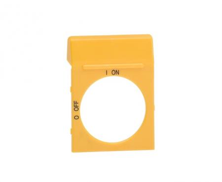 ABB OPY2 Blanco-Schild gelb für OH2_ Griffe