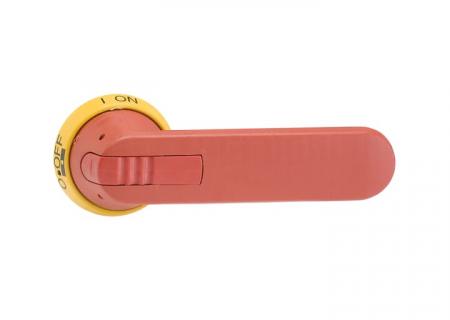 ABB OHY145J12 Pistolengriff rot-gelb 145 mm Wellen-ø 12 mm IP65 Beschriftung 0 OFF-1 ON