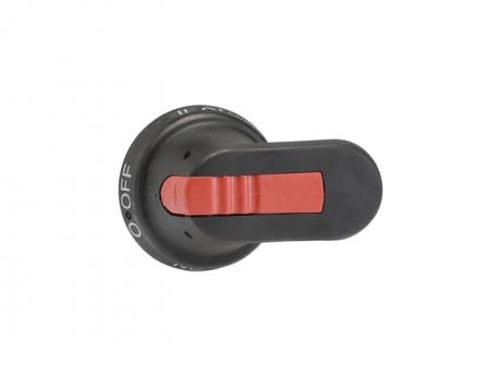 ABB OHB65J6E011 Pistolengriff schwarz 65 mm Wellen-ø 6 mm IP65 Beschriftung I-0-II