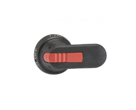 ABB OHB80J6 Pistolengriff schwarz 80 mm Wellen-ø 6 mm IP65 Beschriftung 0 OFF-1 ON