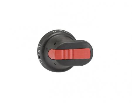 ABB OHB45J6E011 Pistolengriff schwarz 45 mm Wellen-ø 6 mm IP65 Beschriftung I-0-II