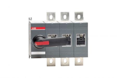 ABB OT800E03P Lasttrennschalter 3-polig 800 A, mit Griff und Welle