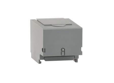 ABB OSS250G1S/4 Schließer/4 Klemmenabdeckung Schnappbefestigung grauer Kunststoff IP3X kurze Ausführung VPE 4