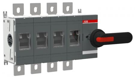 ABB OT800E40P Lasttrennschalter 4-polig 800 A, mit Griff und Welle