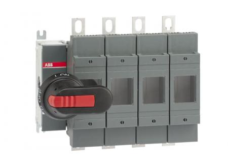 ABB OS200J04FP Lasttrennschalter für Sicherungen 4-polig 200 A, mit Griff und Welle UL/CSA gesichert gesch. Neutralleiter