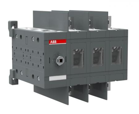ABB OT160E03WC Lastumschalter 3-polig 160 A, ohne Griff und Welle mit großem Phasenabstand