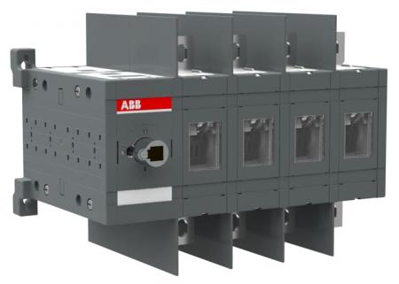 ABB OT400U04C Lastumschalter 4-polig 400 A, ohne Griff und Welle offene Umschaltung I-0-II/ UL/CSA