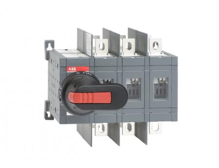 ABB OT200U03CP Lastumschalter 3-polig 200 A, mit Griff und Welle offene Umschaltung I-0-II/ UL/CSA