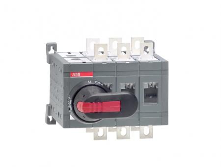 ABB OT200E03CP Lastumschalter 3-polig 200 A, mit Griff und Welle offene Umschaltung I-0-II