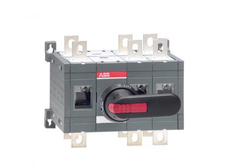 ABB OT400E12CP Lastumschalter 3-polig 400 A, mit Griff und Welle offene Umschaltung I-0-II