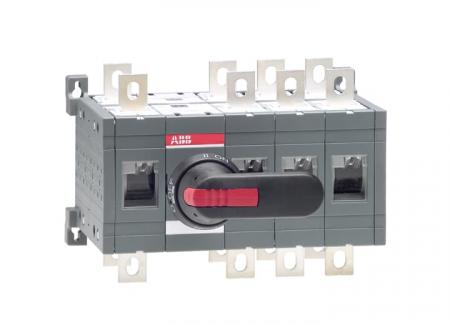ABB OT400E13CP Lastumschalter 4-polig 400 A, mit Griff und Welle offene Umschaltung I-0-II