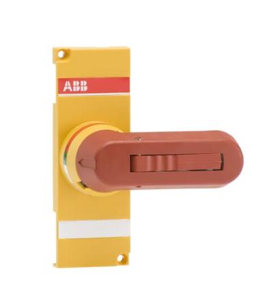 ABB OTVY250EK Direktgriff rot-gelb 65 mm inklusiv Welle und Abdeckung Beschriftung Test-0 OFF-1 ON