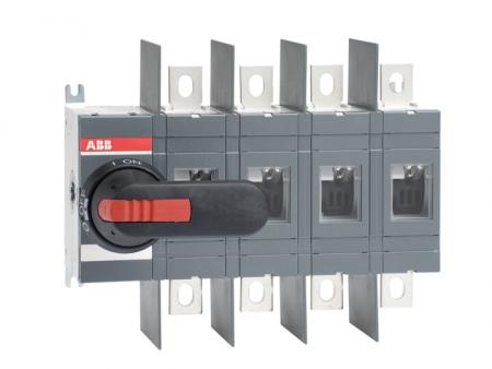 ABB OT400E04WP Lasttrennschalter 4-polig 400 A, mit Griff und Welle mit großem Phasenabstand