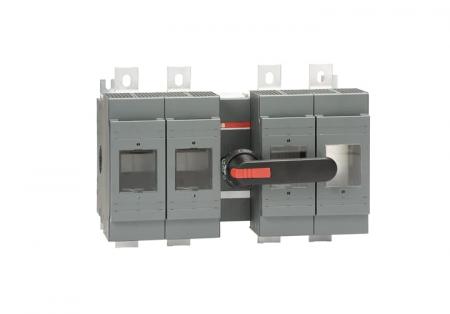 ABB OS630D22N2P Lasttrennschalter für Sicherungen 4-polig 630 A, mit Griff und Welle ungesich. Neutralleiter (rechts)