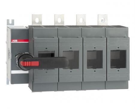 ABB OS630D04FP Lasttrennschalter für Sicherungen 4-polig 630 A, mit Griff und Welle