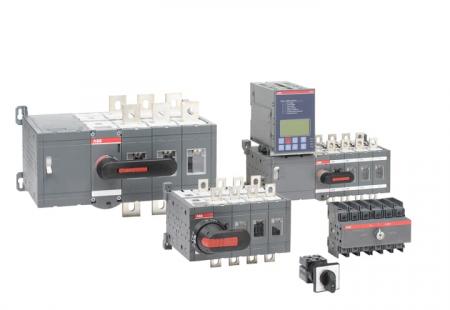 ABB OTM250E3WCM24D Lastumschalter mit Motor 3-polig 250 A, mit Griff für manuellen Betrieb Motorspannung Ue 24V DC/großer Phasenabstand