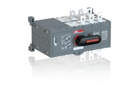 ABB OTM400E3CM24D Lastumschalter mit Motor 3-polig 400 A, mit Griff für manuellen Betrieb Motorspannung Ue 24V DC/I-0-II