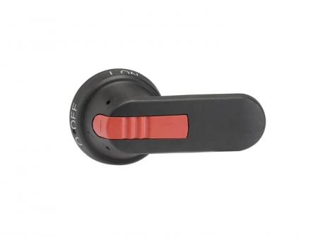 ABB OHB95J12E20 Pistolengriff schwarz 95 mm Wellen-ø 12 mm IP65 Beschriftung 0 OFF-1 ON abschließbar 0-1