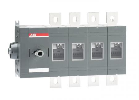 ABB OT800ES04 Lasttrennschalter 4-polig 800 A, ohne Griff und Welle seitliche Betätigung links