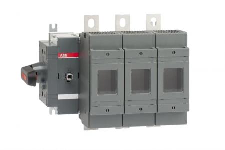 ABB OS250DS03K Lasttrennschalter für Sicherungen 3-polig 250 A, mit direkt montiertem Griff seitliche Betätigung