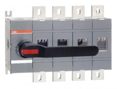 ABB OT1000E04P Lasttrennschalter 4-polig 1000 A, mit Griff und Welle