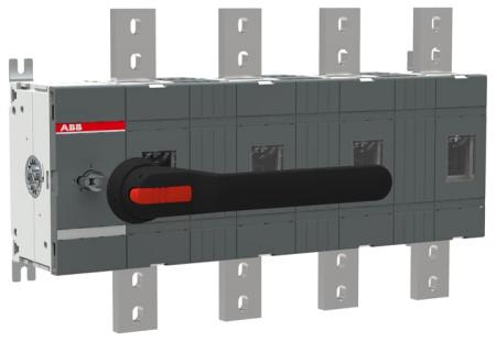 ABB OT1600E04W4P Lasttrennschalter 4-polig 1600 A, mit Griff und Welle mit großem Phasenabstand