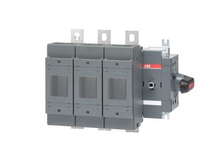 ABB OS250DS30K Lasttrennschalter für Sicherungen 3-polig 250 A, mit direkt montiertem Griff seitliche Betätigung