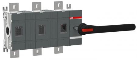 ABB OT1250E30W4P Lasttrennschalter 3-polig 1250 A, mit Griff und Welle mit großem Phasenabstand 140 mm