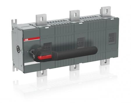 ABB OT1000E03W8P Lasttrennschalter 3-polig 1000 A, mit Griff und Welle mit großem Phasenabstand