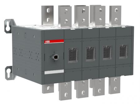 ABB OT1600E04C Lastumschalter 4-polig 1600 A, ohne Griff und Welle I-0-II