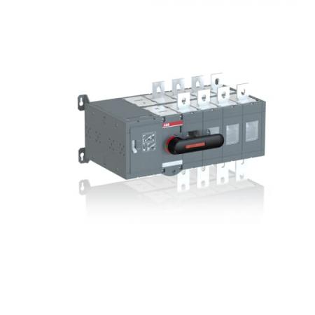 ABB OTM800E4CM24D Lastumschalter mit Motor 4-polig 800 A, mit Griff für manuellen Betrieb Motorspannung Ue 24V DC/I-0-II