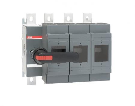 ABB OS630B03N3P Lastschalter, 3P+N, 630 A mit Griff und Welle