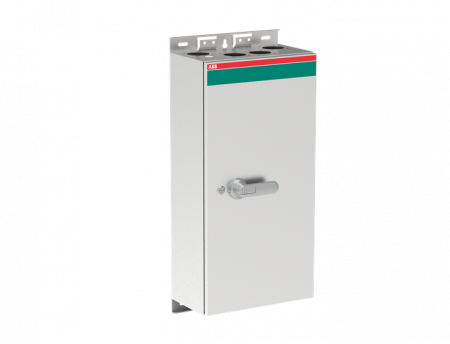 ABB OT400ERRR3TZ Sicherheitsschalter im Edelstahlgehäuse 3-polig 220 kW 400 V mit Edelstahlgriff IP65 Einführung oben und unten
