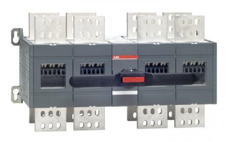 ABB OT2500E22CP Lastumschalter 4-polig 2500 A, mit Griff und Welle offene Umschaltung I-0-II