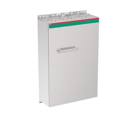 ABB OT1250ESUR3TZ Sicherheitsschalter im Edelstahlgehäuse 3-polig 710 kW 400 V mit Edelstahlgriff IP65 Einführung unten