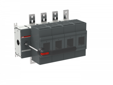 ABB OS1200L04FP Lasttrennschalter für Sicherungen 4-polig 1200 A, mit Griff und Welle UL/CSA gesichert gesch. Neutralleiter
