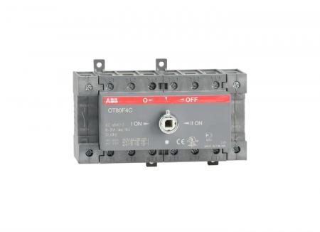ABB OT80F4C Lastumschalter 4-polig 80 A, ohne Griff und Welle I-0-II