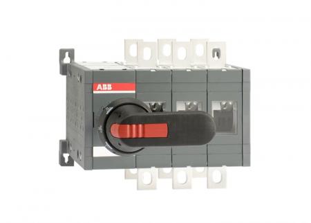 ABB OT315E03CFP Lastumschalter 3-polig 315 A, mit Griff und Welle schnelle Umschaltung I-0-II