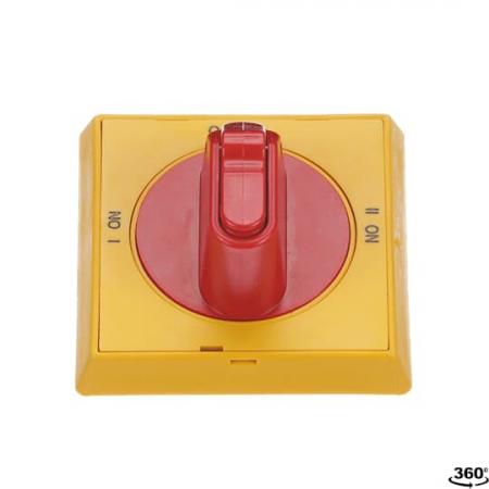 ABB OHYS2AJE011 Selektorgriff rot-gelb Wellen-ø 6 mm IP65 Beschriftung I-0-II