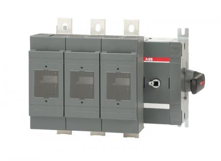 ABB OS800DS30K Lasttrennschalter für Sicherungen 3-polig 800 A, mit direkt montiertem Griff seitliche Betätigung