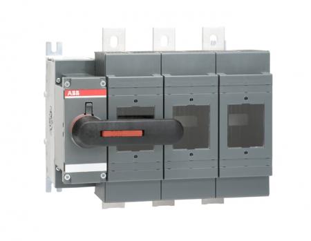 ABB OS800D03K Lasttrennschalter für Sicherungen 3-polig 800 A, mit direkt montiertem Griff